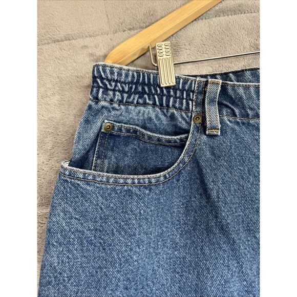 L.L. Bean Jeans Women’s 20W Blue Original Fit Relaxed Denim 29"Inseam High Rise - Picture 4 of 10